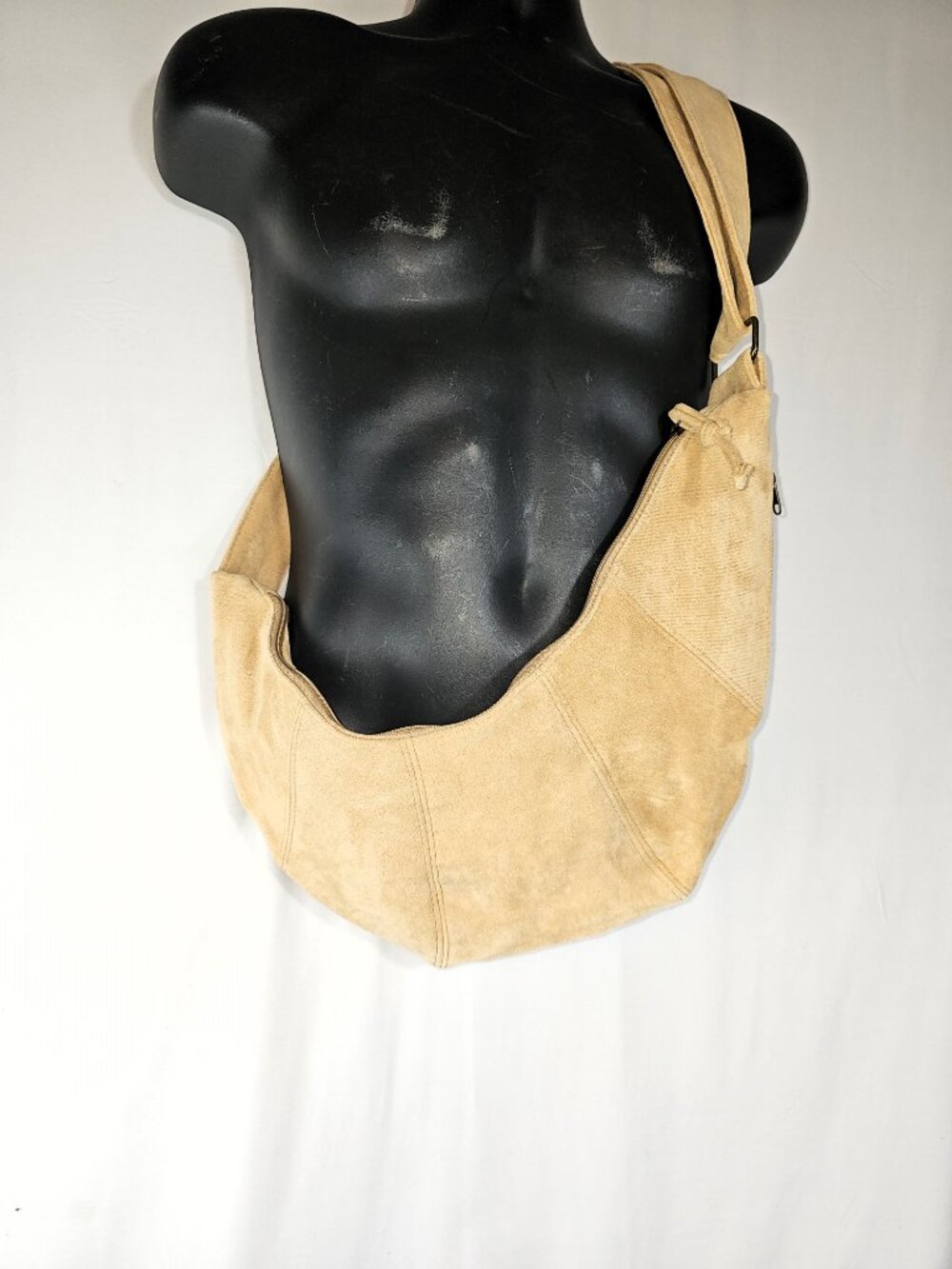 American Eagle Outfitters Beige Suede Shoulder Bag